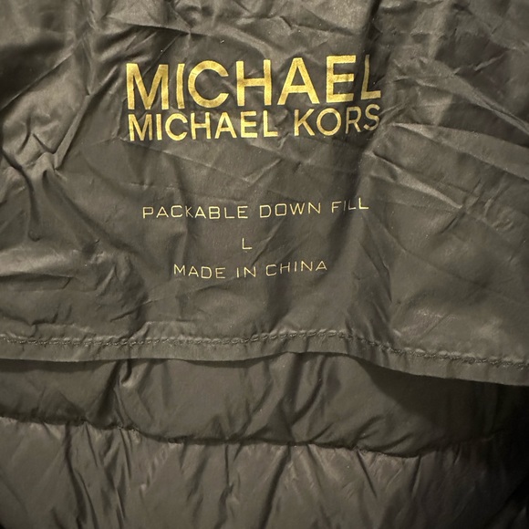 Women’s Black Michael Kors Large packable coat - Picture 3 of 5